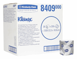 8409 Туалетная бумага в пачках Kleenex® 2 слоя (36 пачек по 200 листов)
