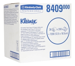 8409 Туалетная бумага в пачках Kleenex® 2 слоя (36 пачек по 200 листов)