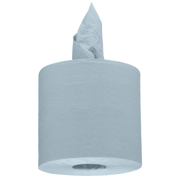 7493 Протирочный материал в рулонах с центральной подачей WypAll® L10 Extra однослойный голубой (6 рул х 200 м)