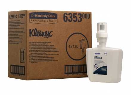 6353 Пенное дезинфицирующее средство Kleenex в кассетах (4 кассеты по 1.2 литра)
