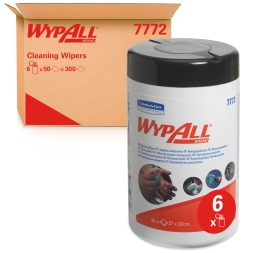 7772 Чистящие салфетки WypAll® Cleaning Wipes в малой тубе (6 туб х 50 л)