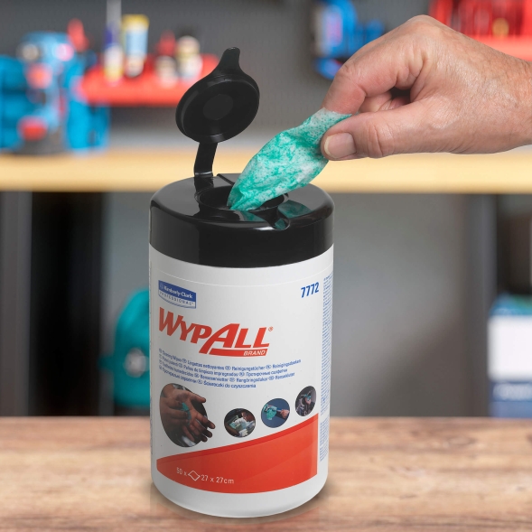 7772 Чистящие салфетки WypAll® Cleaning Wipes в малой тубе (6 туб х 50 л)