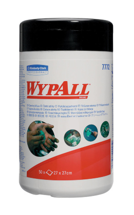 7772 Чистящие салфетки WypAll Cleaning Wipes в малой тубе (6 туб х 50 л)