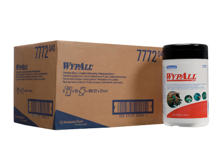 7772 Чистящие салфетки WypAll® Cleaning Wipes в малой тубе (6 туб х 50 л)