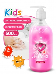 Жидкое мыло Grass Milana Kids Fruit bubbles антибактериальное (дозатор 500 мл)