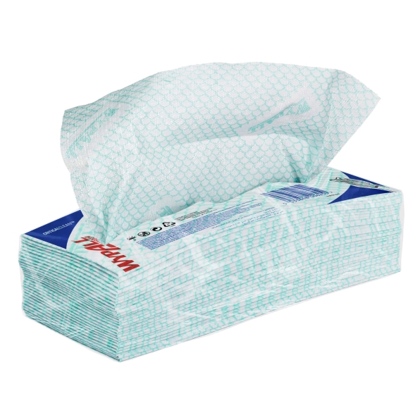 7442 Протирочный материал в пачках WypAll® X50 зелёный (6 пач х 50 л)