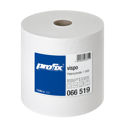 Протирочный материал в рулонах Profix® Vispo белый (1 рул х 500 л)
