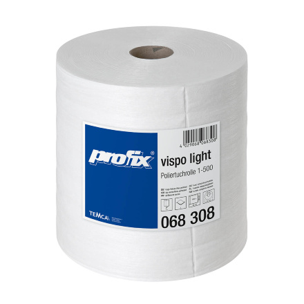 Протирочный материал в рулонах Profix® Vispo Light белый (1 рул х 500 л)