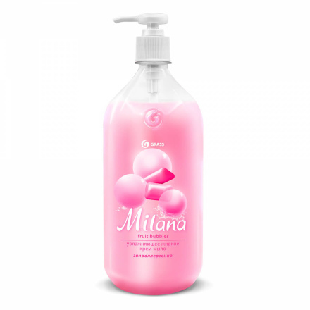 Жидкое мыло Grass Milana Fruit Bubbles (дозатор 1 л)