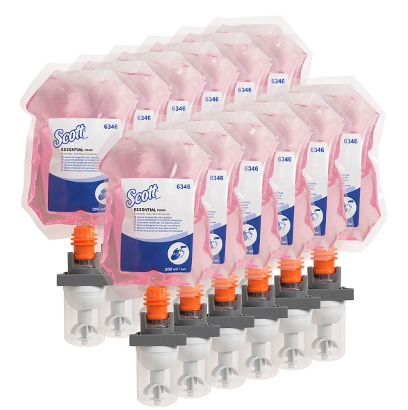 Пенное мыло в кассетах 6346 Scott Essential от Kimberly-Clark Professional (12 кассет по 0,2 л)