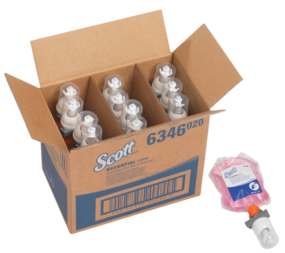 Пенное мыло в кассетах 6346 Scott Essential от Kimberly-Clark Professional (12 кассет по 0,2 л)