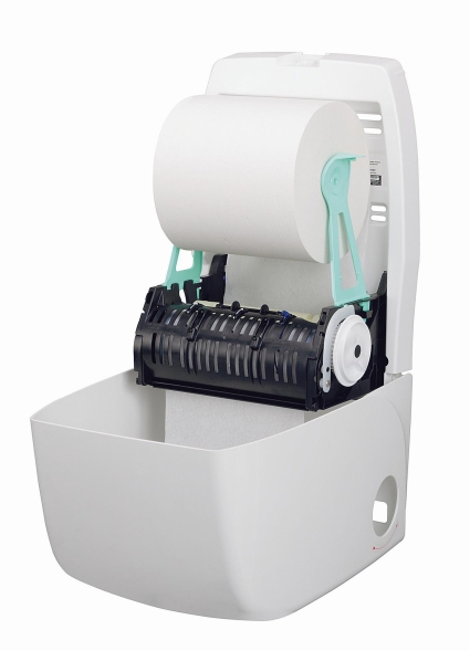 6989 Диспенсер для рулонных полотенец Aquarius белый (для 6691 6692)