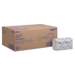6689 Бумажные полотенца в пачках Scott® Control белые 1 слой (15 пач х 274 л)