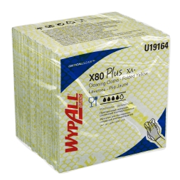 19164 Протирочный материал в пачках WypAll® X80 Plus жёлтый (8 пач х 30 л)