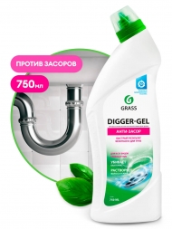 Гель для чистки труб Grass Digger-Gel (флакон 750 мл)