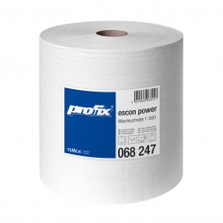 Протирочный материал в рулонах Profix® Escon Power белый (1 рул х 500 л)