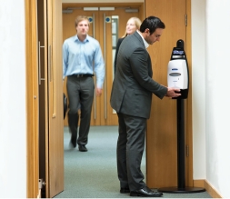 11430 Стационарная металлическая стойка для сенсорных диспенсеров