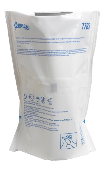 7783 Дезинфицирующие салфетки Kleenex® сменный блок для диспенсера 7936 (6 блоков х 100 л)