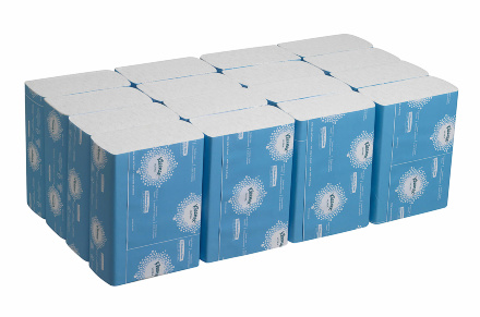 4632 Бумажные полотенца в пачках Kleenex® Ultra Multifold белые 2 слоя (16 пач х 150 л)