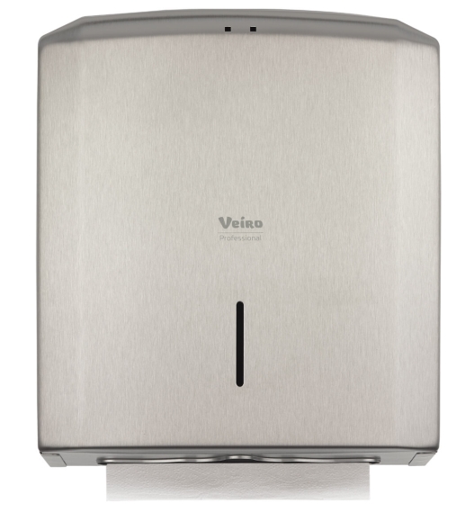 Диспенсер Prima Steel для бумажных полотенец в пачках производства Veiro Professional