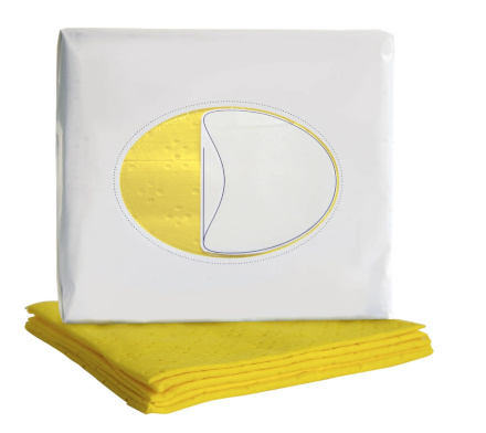 Протирочный материал в пачках Profix® 4 colour line жёлтый (10 пач х 32 л)
