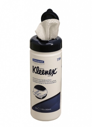 7784 Дезинфицирующие салфетки Kleenex в тубе 12 туб по 50 салфеток