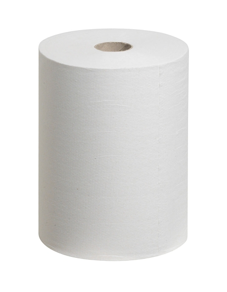 6657 Бумажные полотенца в рулонах Scott Slimroll белые однослойные (6 рул х 165 м)