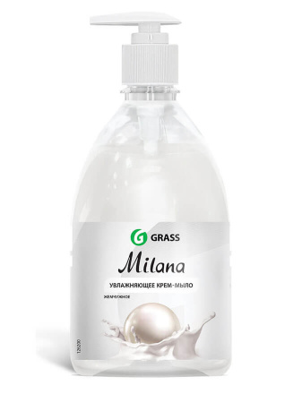 Жидкое мыло Grass Milana жемчужное (дозатор 500 мл)