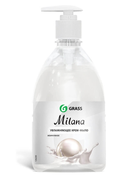 Жидкое мыло Grass Milana жемчужное (дозатор 500 мл)