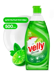 Средство для мытья посуды Grass Velly Premium лайм и мята (флакон 500 мл)