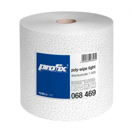 Протирочный материал в рулонах Profix® Poly-Wipe Light белый (1 рул х 500 л)