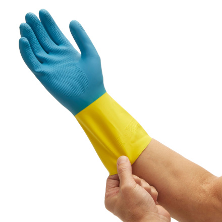 Перчатки химически стойкие KleenGuard® G80, латекс+неопрен, длина 30 см (60 пар)
