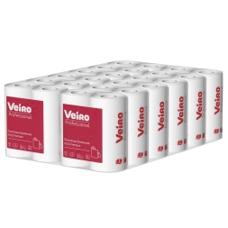 K313 Бумажные полотенца в рулонах Veiro Premium белые 2 слоя (24 рул х 15 м)