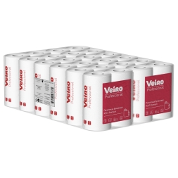 K313 Бумажные полотенца в рулонах Veiro Premium белые 2 слоя (24 рул х 15 м)