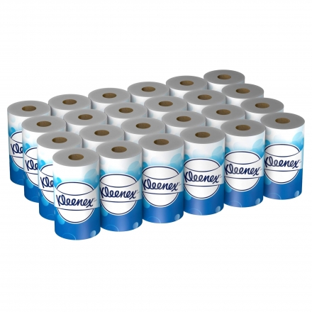 Туалетная бумага в стандартных рулонах 8478 Kleenex двухслойная от Kimberly-Clark Professional (48 рул х 24,8 м)