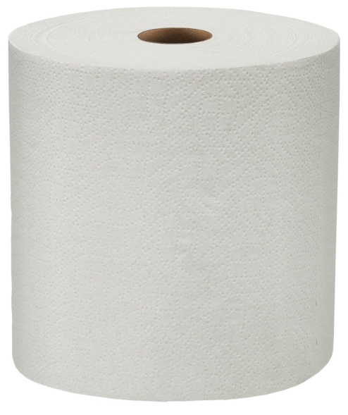 Бумажные полотенца в рулонах с центральной вытяжкой особо прочные KP112 Veiro Basic цвет натуральный двухслойные линейки Professional (6 рул х 172 м)