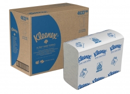 4633 Бумажные полотенца в пачках Kleenex® Ultra Multi-Fold белые 2 слоя (18 пач х 150 л)