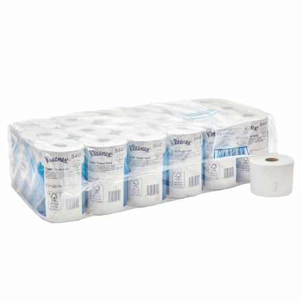 Туалетная бумага в стандартных рулонах 8441 Kleenex двухслойная от Kimberly-Clark Professional (36 рул х 72 м)