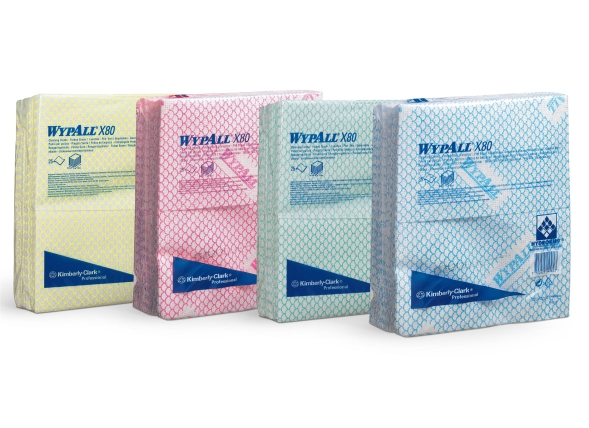 Протирочный материал в пачках WypAll® X80 (10 пачек по 25 листов)