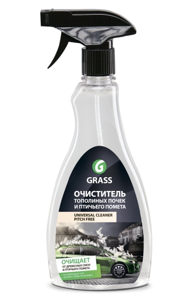 Очиститель тополиных почек и птичьего помёта Grass Universal Cleaner Pitch Free (триггер 500 мл)