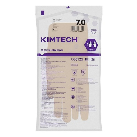 Стерильные латексные перчатки Kimtech G3 Sterile 30см (200 пар)
