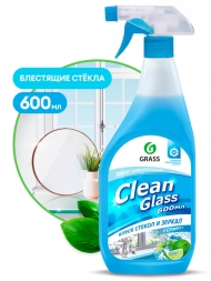 Очиститель стекол Grass Clean Glass бытовой Голубая Лагуна (триггер 600 мл)