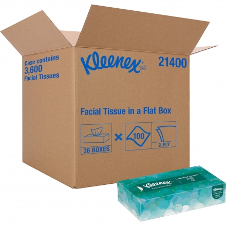 21400 Салфетки косметические для лица Kleenex® (36 кор х 100 л)