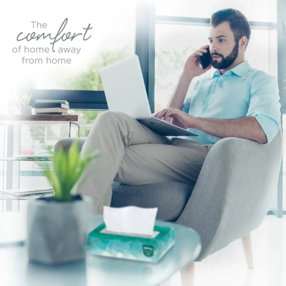 21400 Салфетки косметические для лица Kleenex® (36 кор х 100 л)