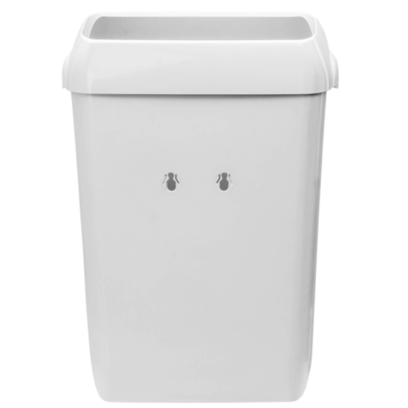 Мусорное ведро пластиковое Veiro MaxBin белое (2 ведра х 43 л)