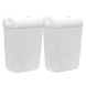Мусорное ведро пластиковое Veiro MaxBin белое (2 ведра х 43 л)