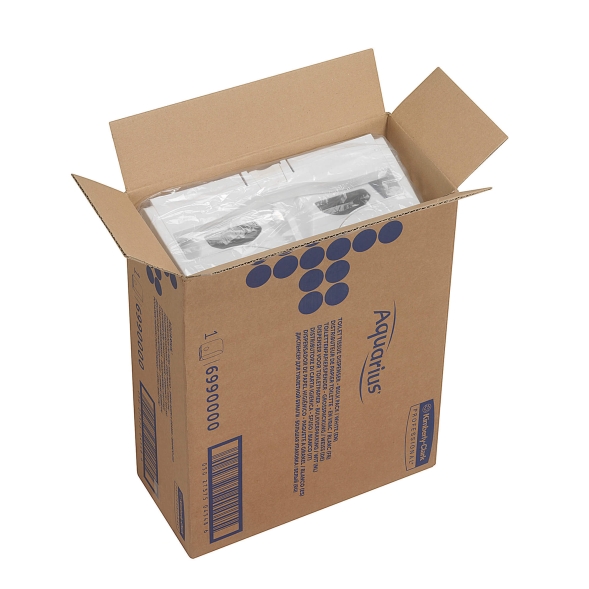 6990 Диспенсер для туалетной бумаги в пачках Aquarius белый большой ёмкости