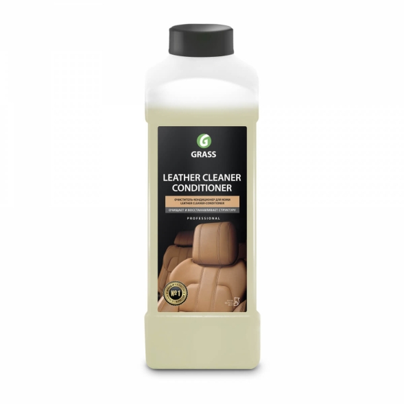 Очиститель-кондиционер кожи Grass Leather Cleaner (флакон 1 л)