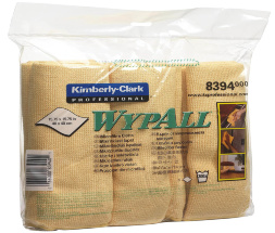 8394 Микрофибра в пачках WypAll® Microfibre Cloth жёлтый (4 пач х 6 л)