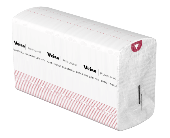 KZ315SP Бумажные полотенца в пачках Veiro Premium белые 2 слоя (21 пач х 190 л)